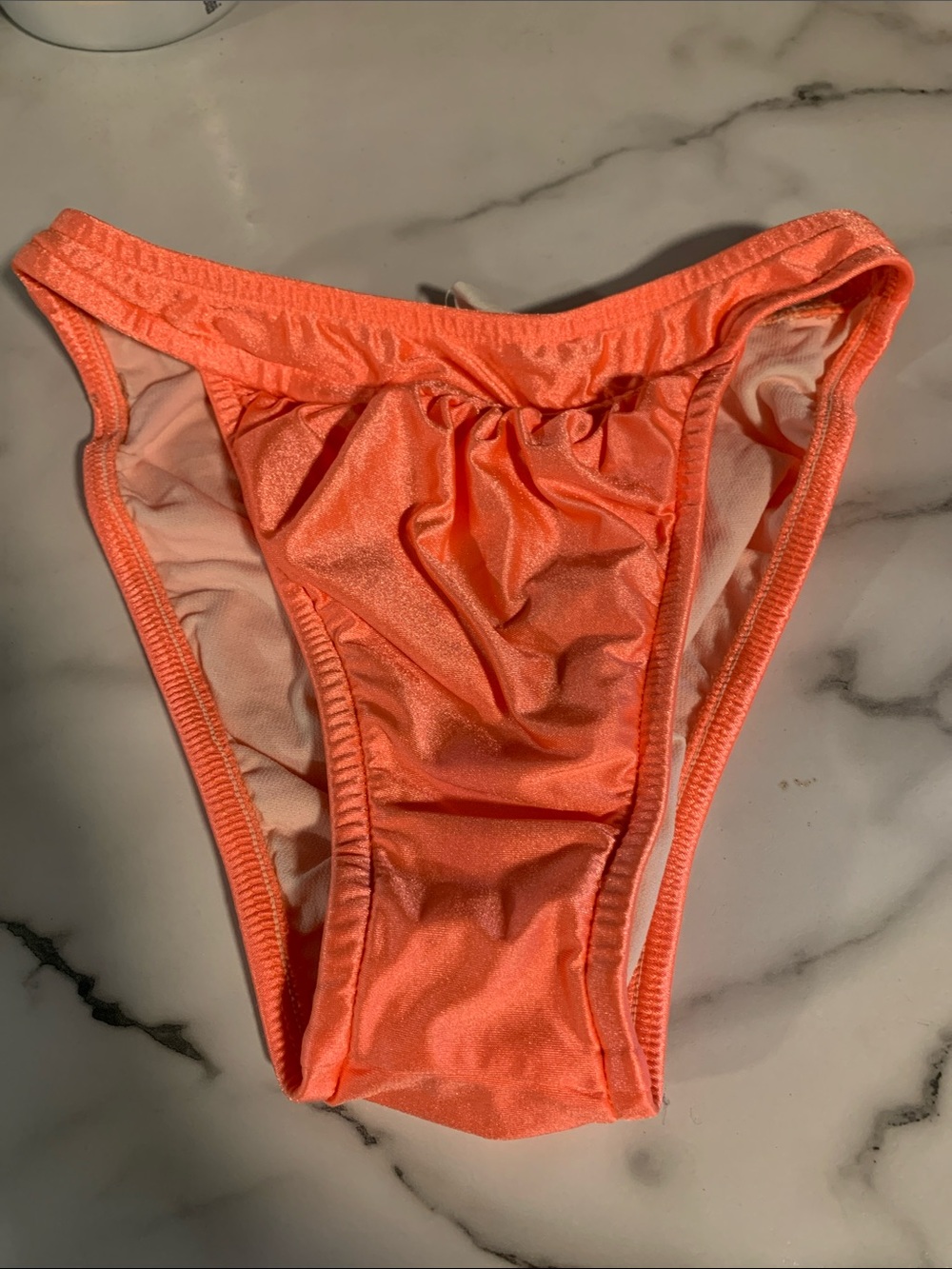 80’s/90’s vintage Neon Coral Bikini Bottom